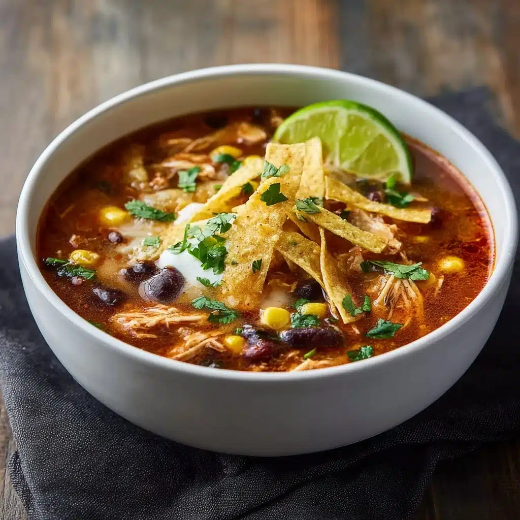 Crockpot Chicken Tortilla Soup Recipe - Recipe Image