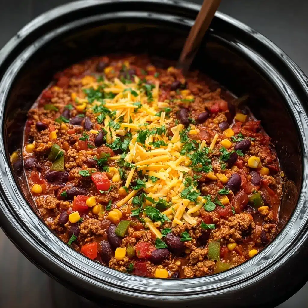 Slow Cooker Taco Casserole Recipe