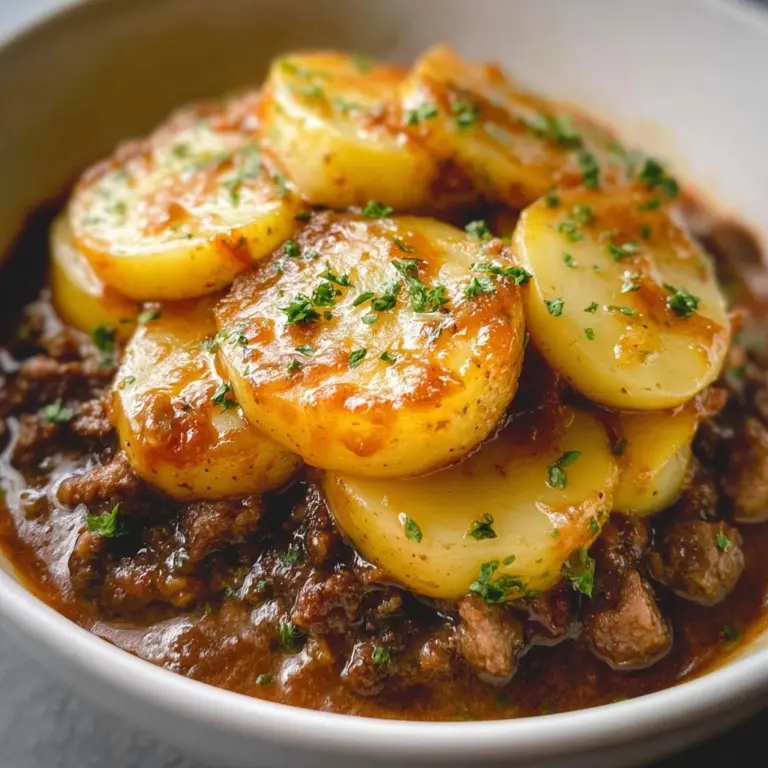 Crockpot Hamburger Potato Casserole Recipe