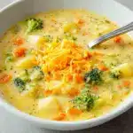 Broccoli Potato Cheese Soup Recipe