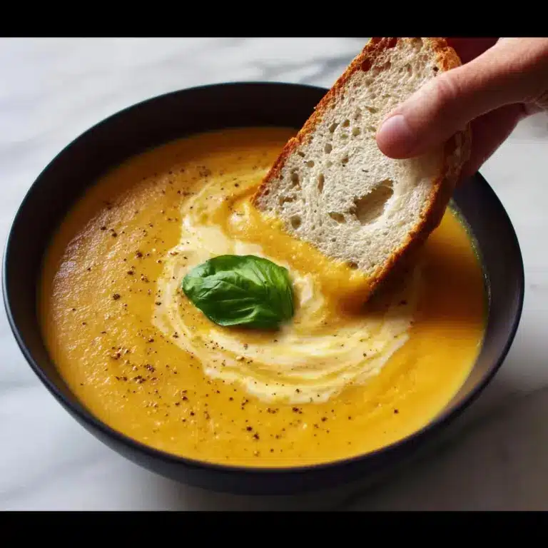 Creamy Roasted Veggie Soup Recipe
