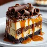 Caramel Brownie Cheesecake Recipe
