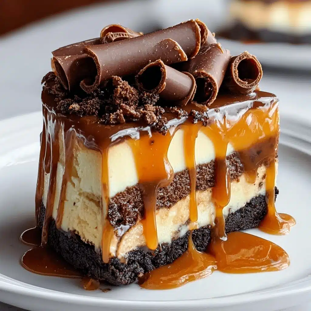 Caramel Brownie Cheesecake Recipe