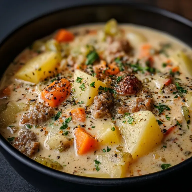 Potato and Sausage Chowder Recipe