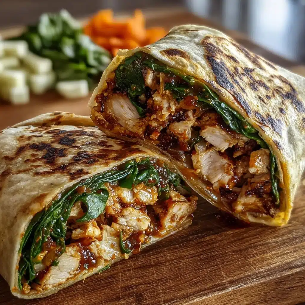 Sweet Chili Chicken Wraps: A Spicy-Sweet Lunch Favorite! Recipe