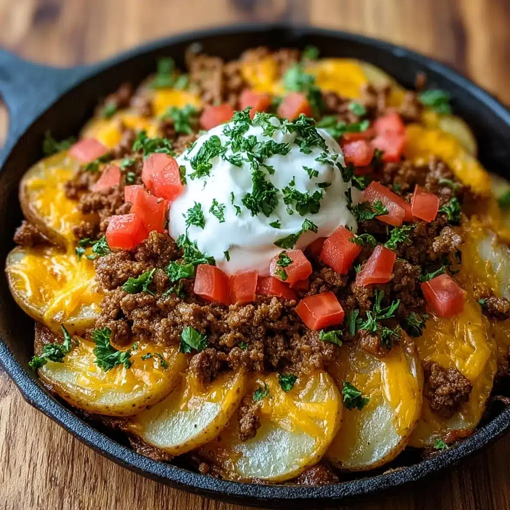 Cheesy Taco Potatoes Recipe