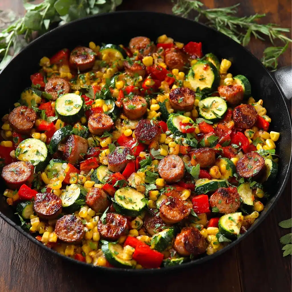 Sausage and Veggies Skillet - 30 Minute, One-Pan Meal Recipe
