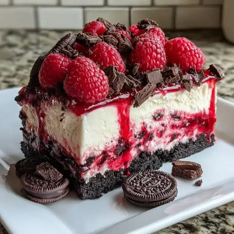 Raspberry Chocolate Lasagna Dessert Recipe