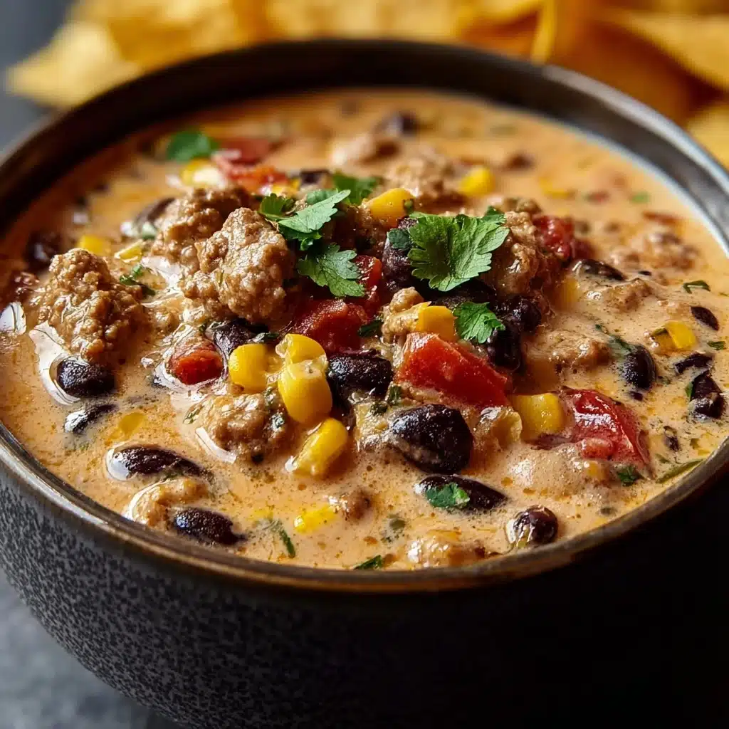 High Protein Creamy Taco Soupv Recipe - Recipe Image