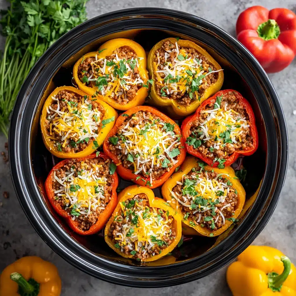 Slow Cooker Stuffed Bell Peppers Recipe