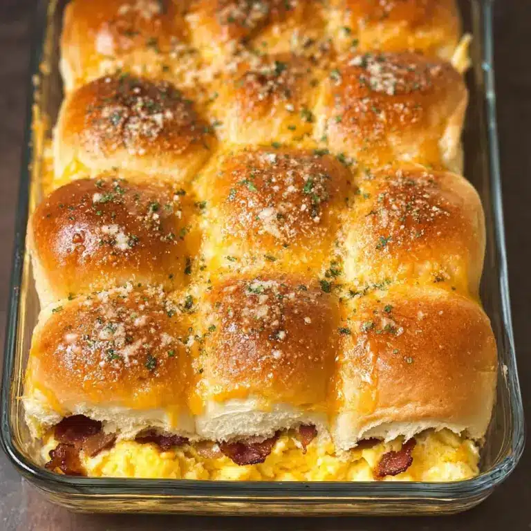 Crack Breakfast Sliders (Bacon Egg & Cheese) Recipe