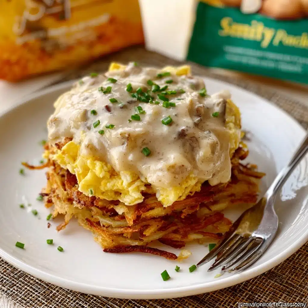 Hash Browns Breakfast Stacks Recipe