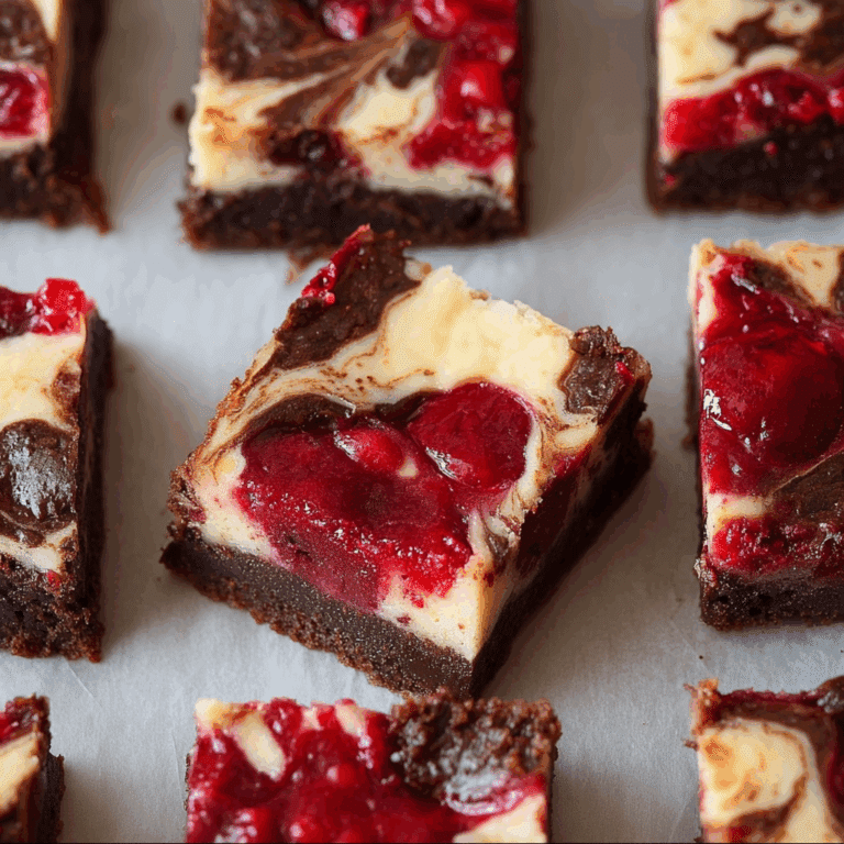 Cherry Cheesecake Brownies Recipe