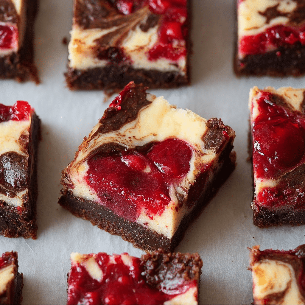 Cherry Cheesecake Brownies Recipe