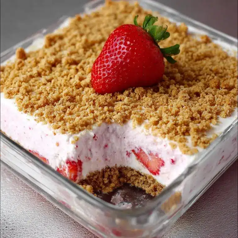 Easy Frozen Strawberry Dessert Recipe