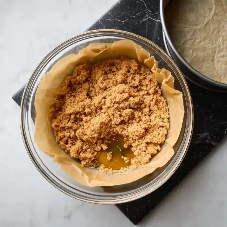 Apple Crisp Cheesecake Recipe