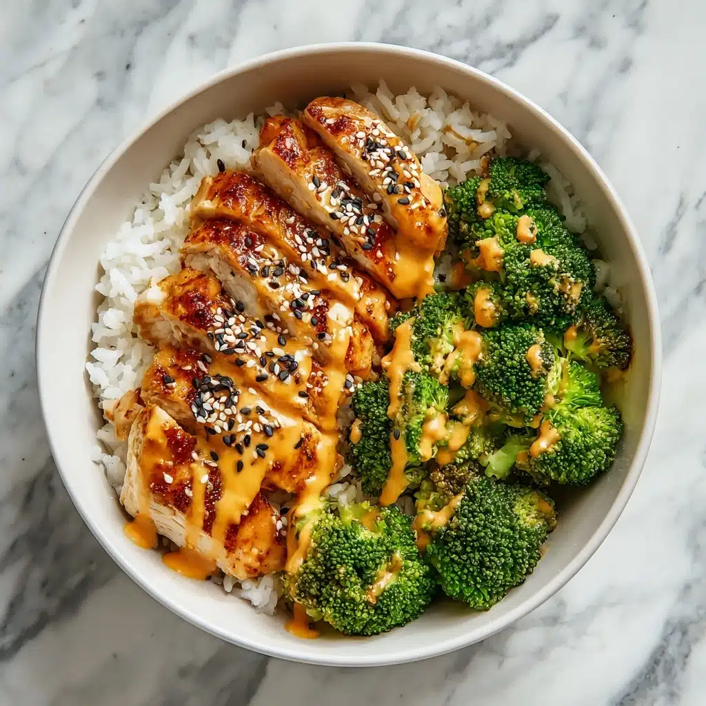 Healthy Sticky Chicken Bowls Recipe! Recipe