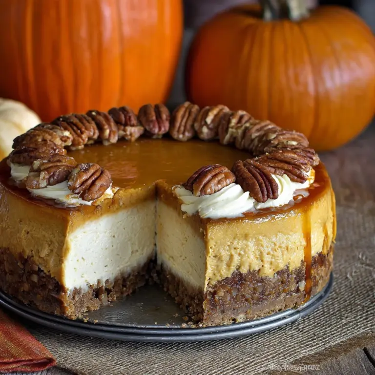 Pecan Pie Pumpkin Cheesecake Recipe