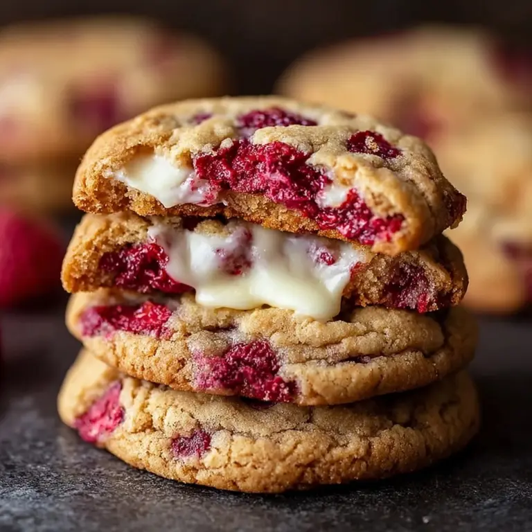 Raspberry Cheesecake Cookies Recipe
