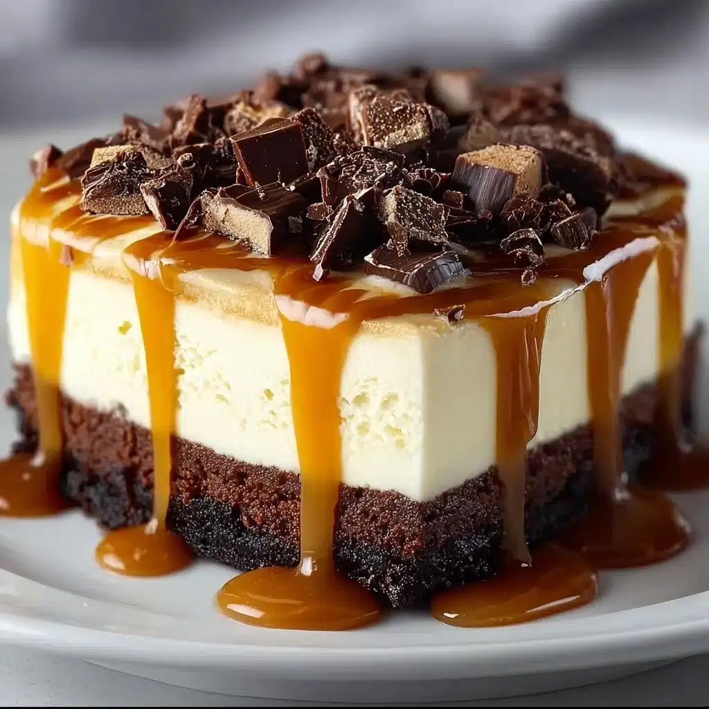 Caramel Brownie Cheesecake Recipe