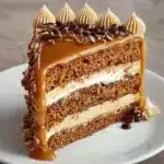 Gooey Coffee Caramel Cake Recipe
