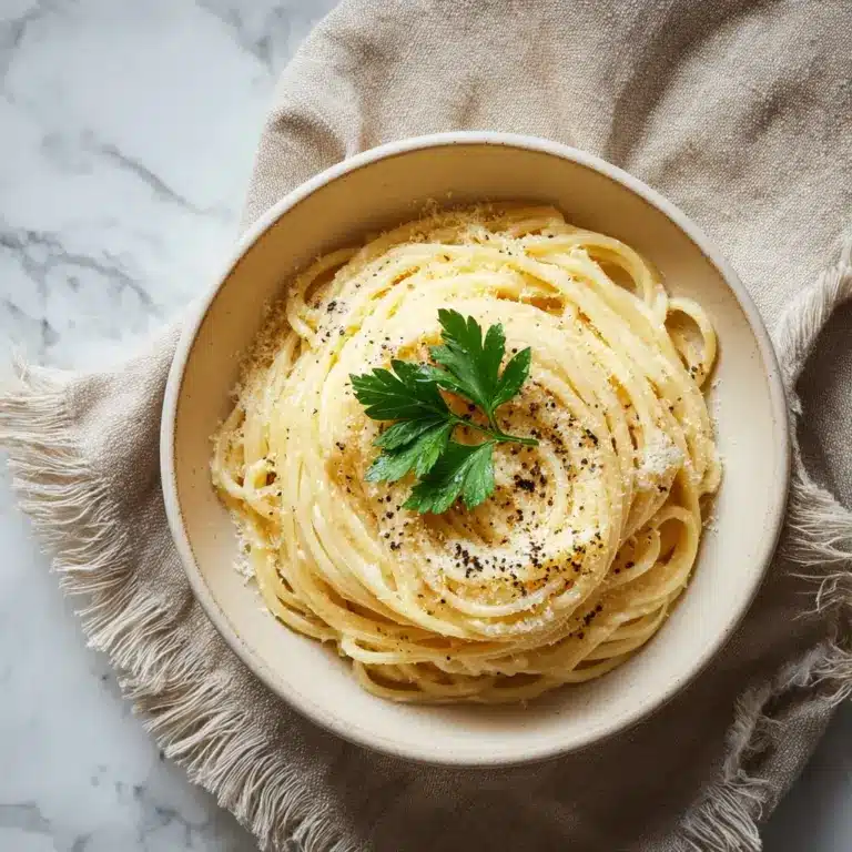 Creamy Vegan Garlic Spaghetti Recipe