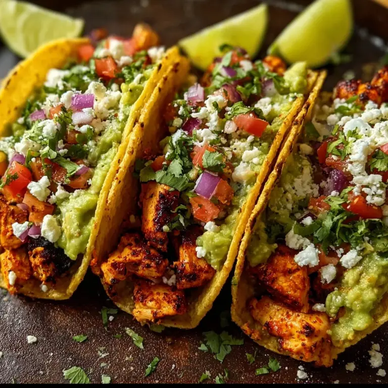 Chicken Street Tacos Recipe