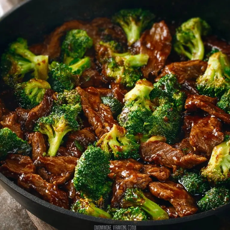 Chinese Beef and Broccoli (One Pan Take-Out) Recipe