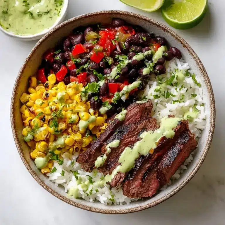 Cilantro Lime Steak Bowls Recipe