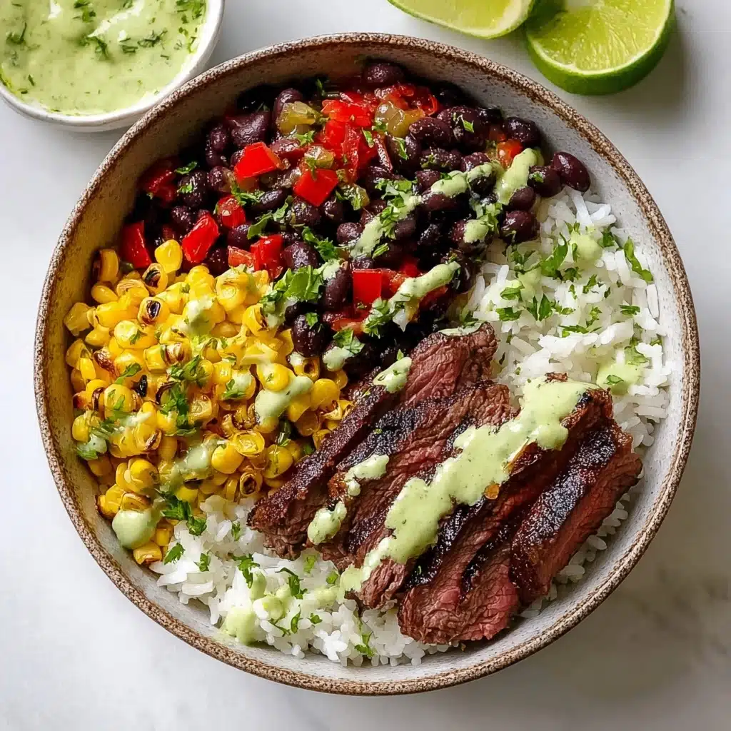 Cilantro Lime Steak Bowls Recipe