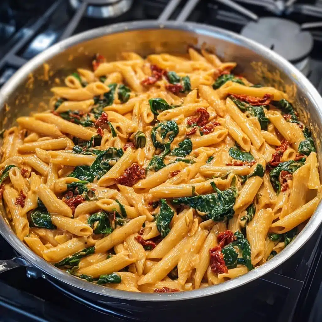 One-Pot Spinach Tomato Pasta Recipe