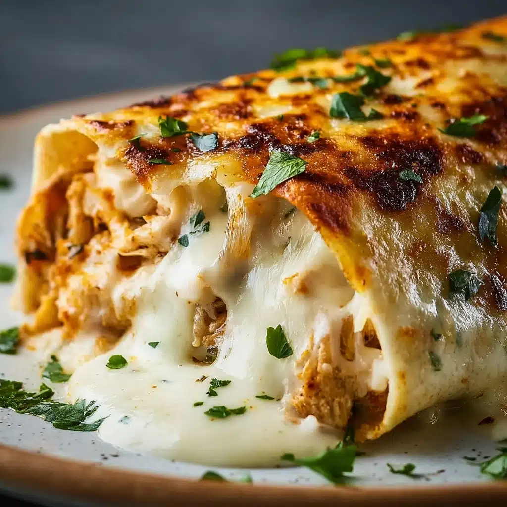 Cheesy Garlic Chicken Wraps Recipe - Recipe Image