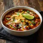 Crockpot Chicken Tortilla Soup Recipe