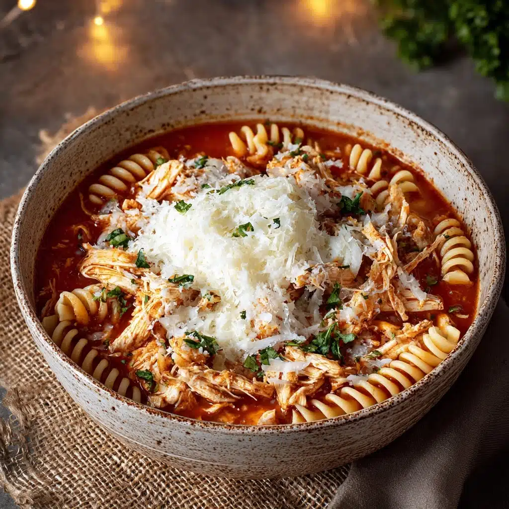 Crockpot Chicken Parmesan Soup Recipe - Recipe Image