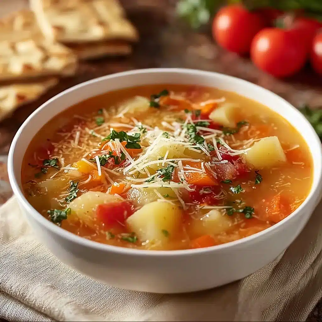 Irresistibly Healthy Tuscan Vegetable Soup Recipe - Recipe Image