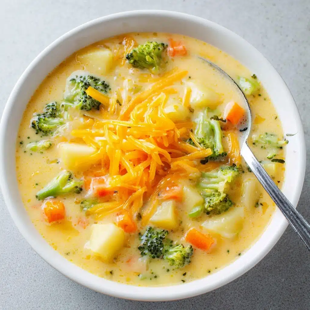 Broccoli Potato Cheese Soup Recipe - Recipe Image