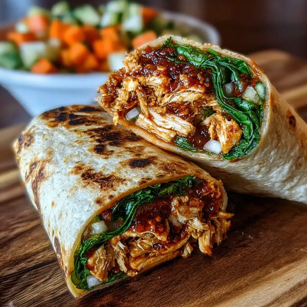 Sweet Chili Chicken Wraps: A Spicy-Sweet Lunch Favorite! Recipe - Recipe Image