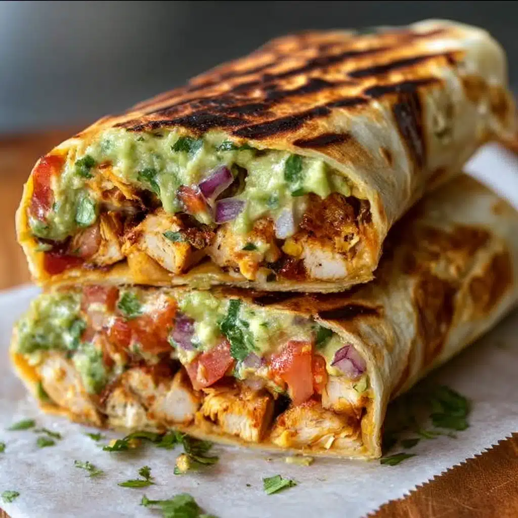 Chipotle Ranch Grilled Chicken Burrito Recipe - Recipe Image