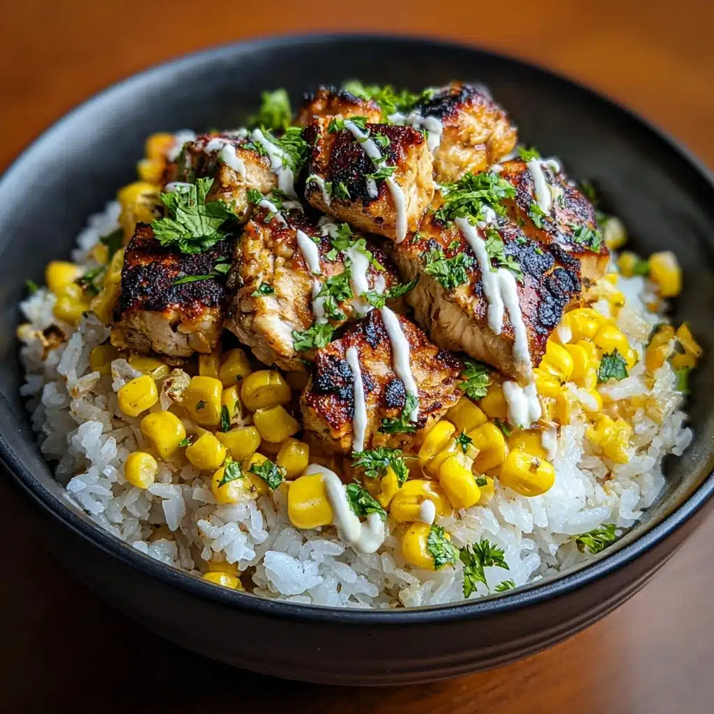 Street Corn Chicken Rice Bowls Recipe - Recipe Image
