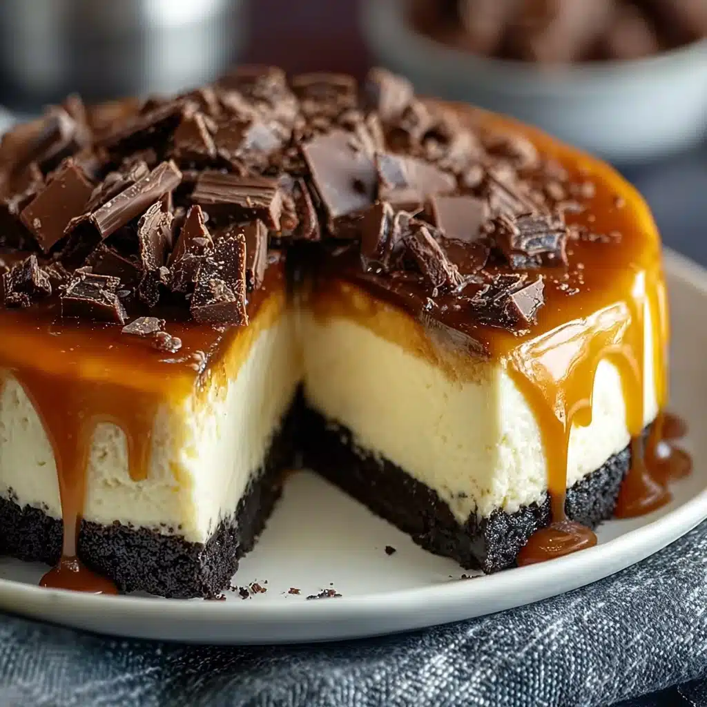 Caramel Brownie Cheesecake Recipe - Recipe Image