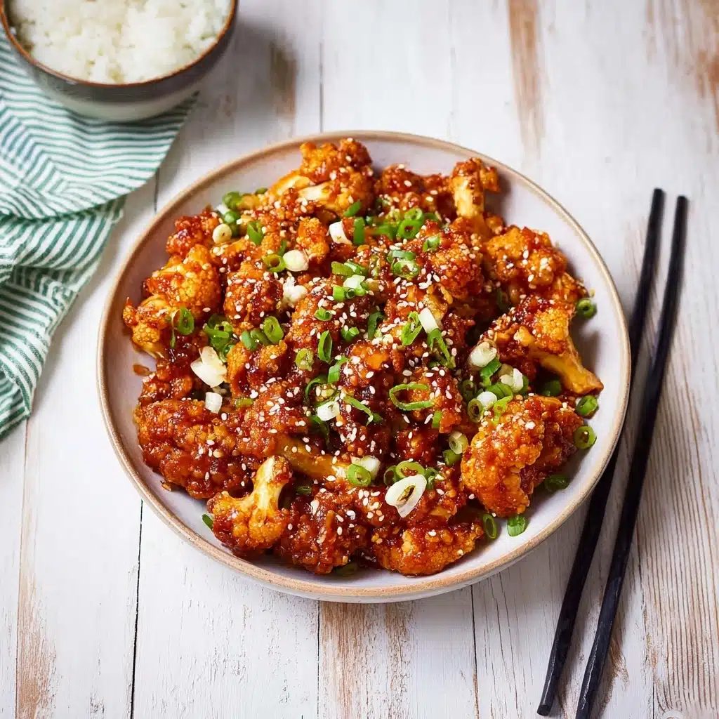 Sticky Sesame Cauliflower Recipe