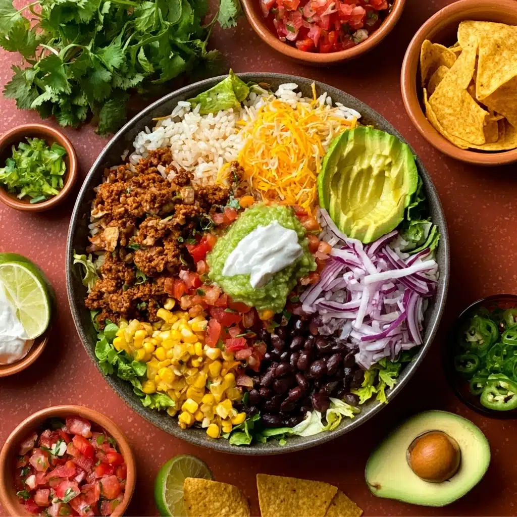 Healthy Turkey Taco Bowl That Works for Dinner or Meal Prep Recipe - Recipe Image