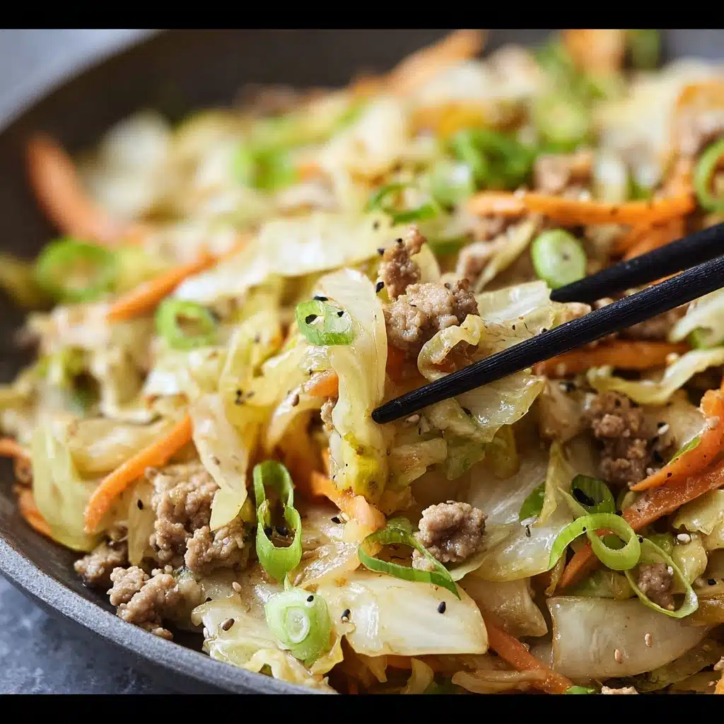 Egg Roll in a Bowl (One-Skillet, Keto) Recipe - Recipe Image