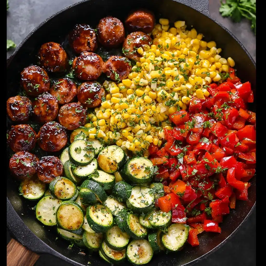 Sausage and Veggies Skillet - 30 Minute, One-Pan Meal Recipe - Recipe Image