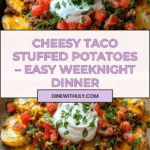 Cheesy Taco Potatoes Recipe
