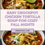 Crockpot Chicken Tortilla Soup Recipe