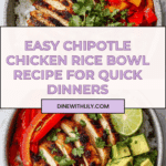 Chipotle Chicken Rice Bowl Recipe