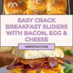 Crack Breakfast Sliders (Bacon Egg & Cheese) Recipe