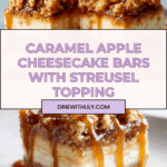 Caramel Apple Cheesecake Bars Recipe