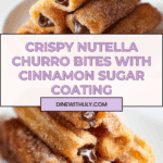 Nutty Churro Bites with Nutella Recipe